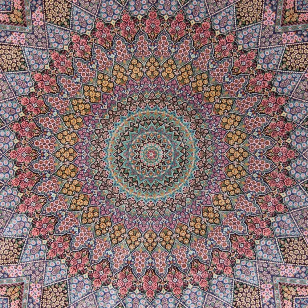 Dywan perski - Ghom - 300 x 200 cm - wielokolorowy