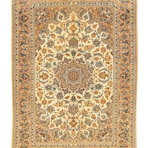 Dywan perski - Isfahan - Premium - 160 x 110 cm - beżowy