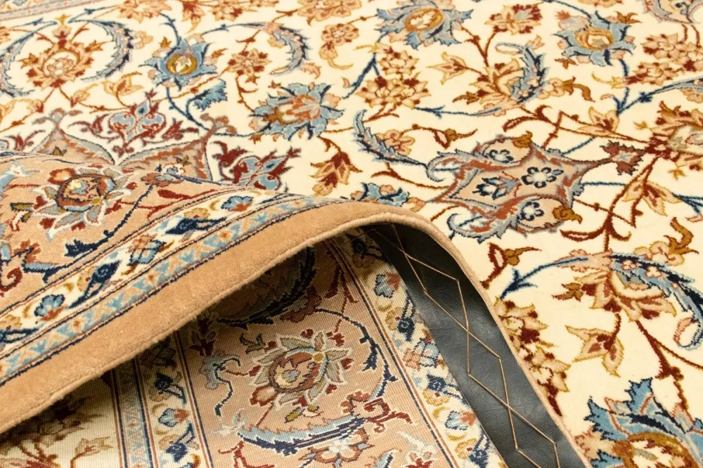Dywan perski - Isfahan - Premium - 160 x 110 cm - beżowy