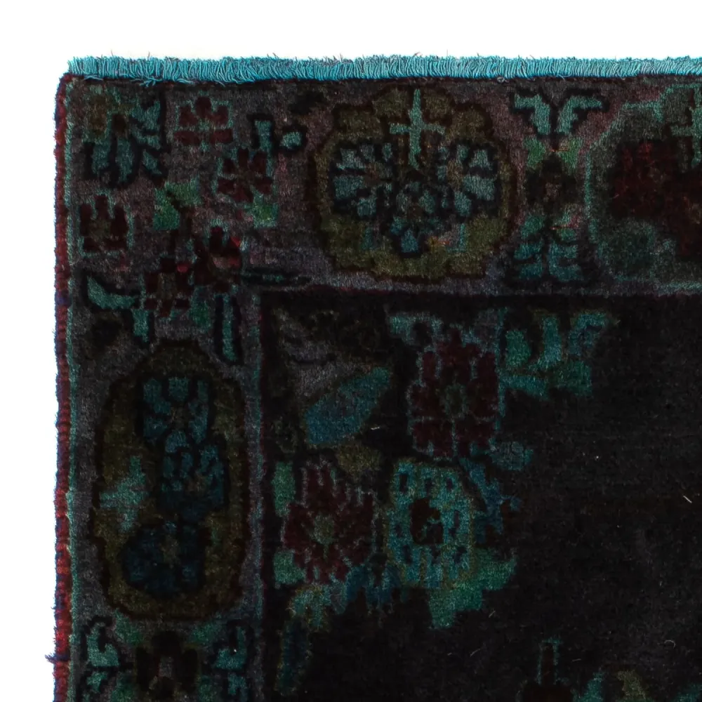 Dywan perski - Keshan - 117 x 65 cm - ciemnoniebieski