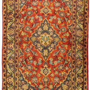 Dywan perski - Keshan - 162 x 105 cm - pomarańczowy