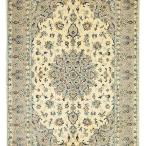 Dywan perski - Keshan - 210 x 137 cm - beżowy