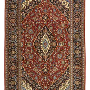 Dywan perski - Keshan - 222 x 144 cm - czerwony