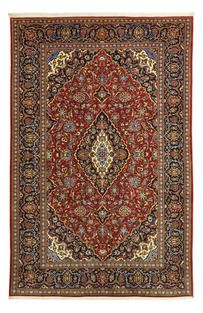 Dywan perski - Keshan - 222 x 144 cm - czerwony