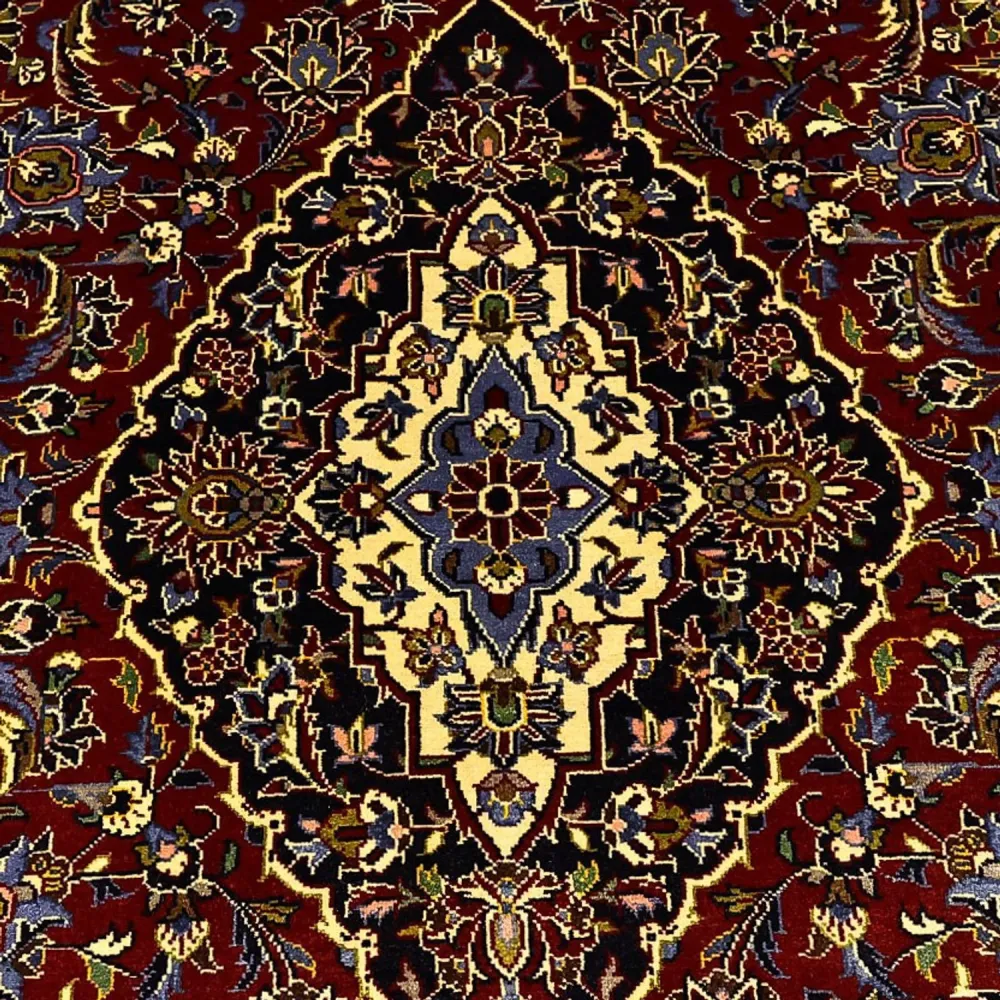 Dywan perski - Keshan - 222 x 144 cm - czerwony