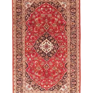 Dywan perski - Keshan - 258 x 150 cm - czerwony
