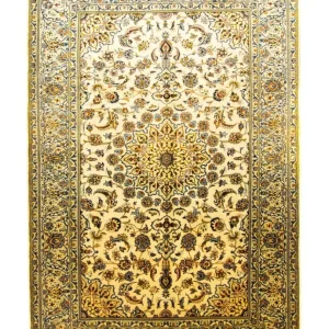 Dywan perski - Keshan - 295 x 195 cm - beżowy