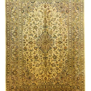 Dywan perski - Keshan - 300 x 202 cm - beżowy