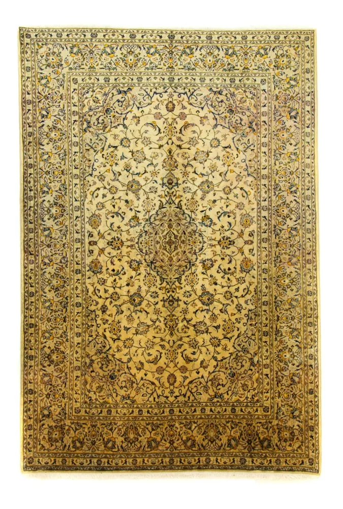 Dywan perski - Keshan - 300 x 202 cm - beżowy