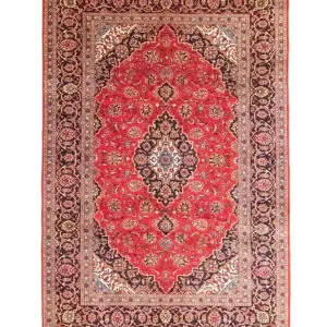 Dywan perski - Keshan - 303 x 202 cm - czerwony