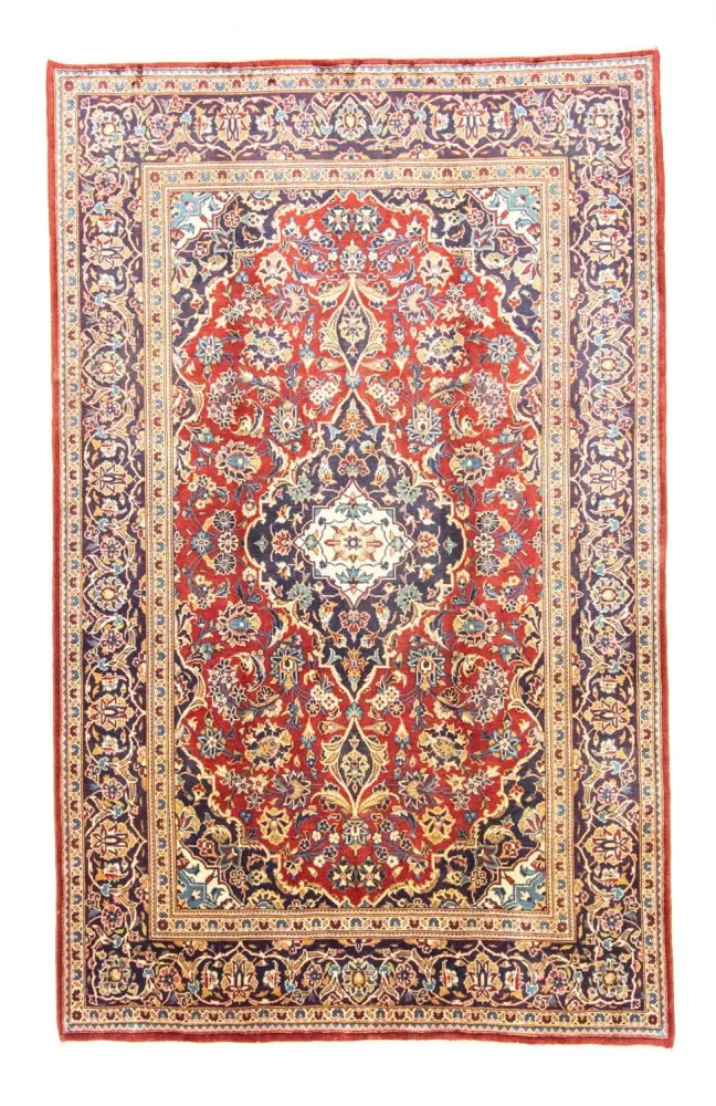 Dywan perski - Keshan - 307 x 192 cm - czerwony