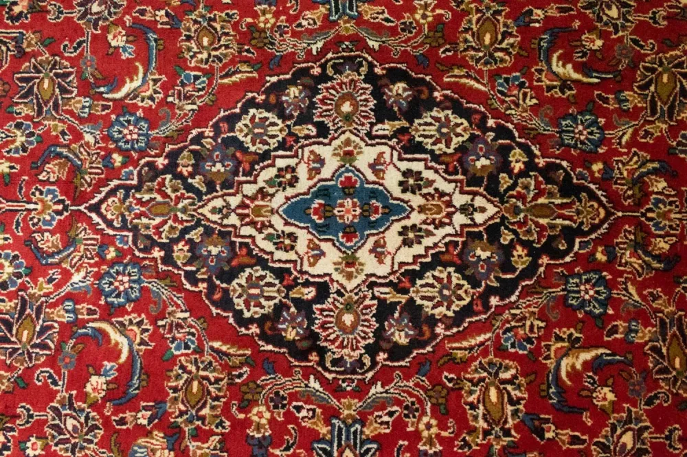 Dywan perski - Keshan - 311 x 200 cm - czerwony