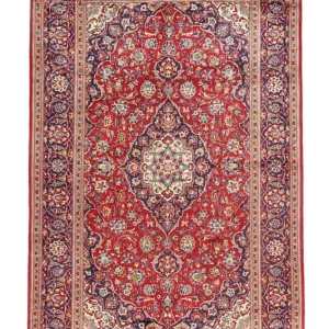 Dywan perski - Keshan - 315 x 197 cm - czerwony