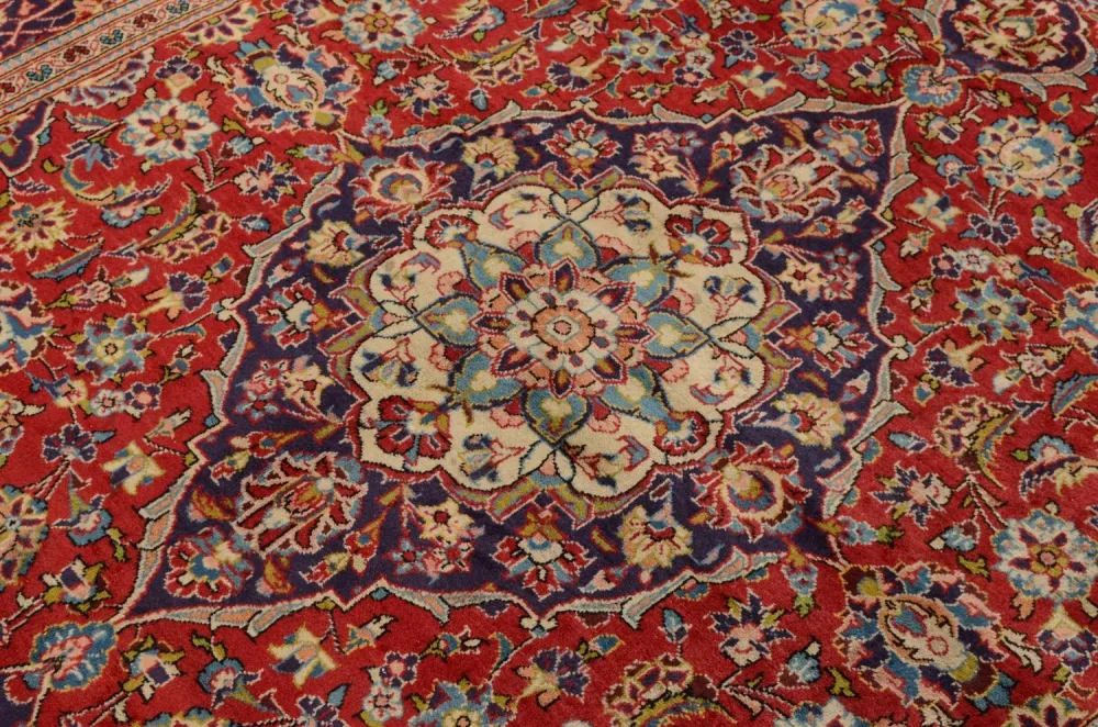 Dywan perski - Keshan - 315 x 197 cm - czerwony