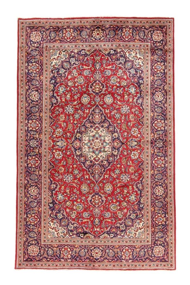 Dywan perski - Keshan - 315 x 197 cm - czerwony