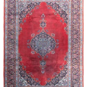 Dywan perski - Keshan - 325 x 225 cm - ciemna czerwień