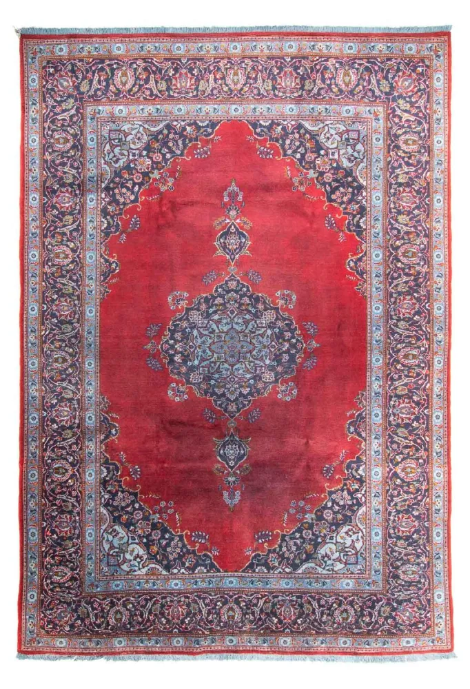 Dywan perski - Keshan - 325 x 225 cm - ciemna czerwień