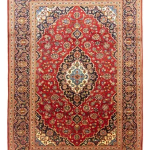 Dywan perski - Keshan - 340 x 245 cm - czerwony