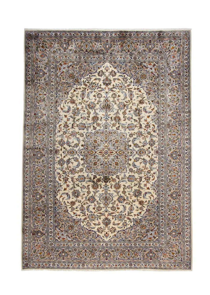 Dywan perski - Keshan - 342 x 243 cm - beżowy