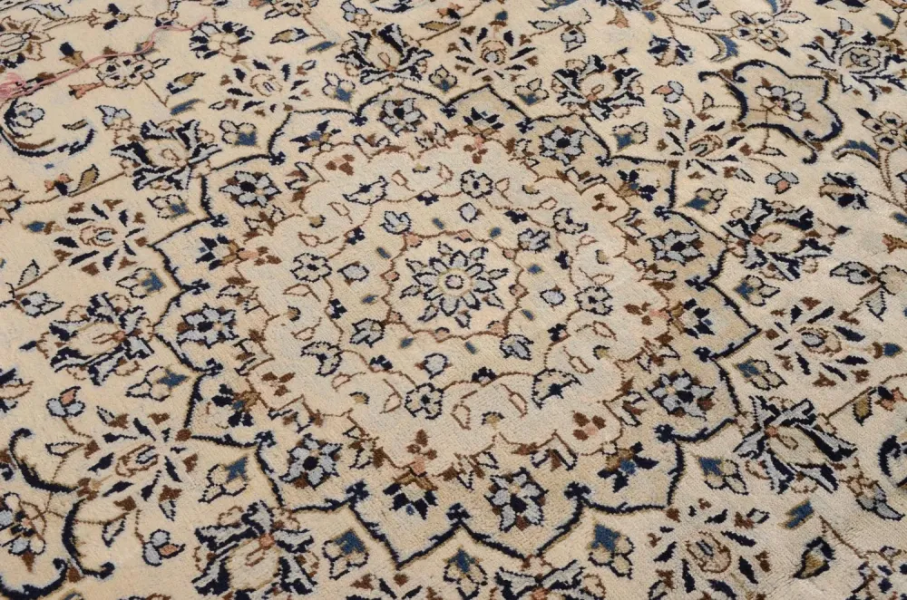 Dywan perski - Keshan - 343 x 242 cm - beżowy
