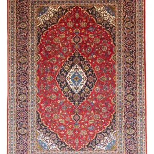 Dywan perski - Keshan - 344 x 246 cm - czerwony