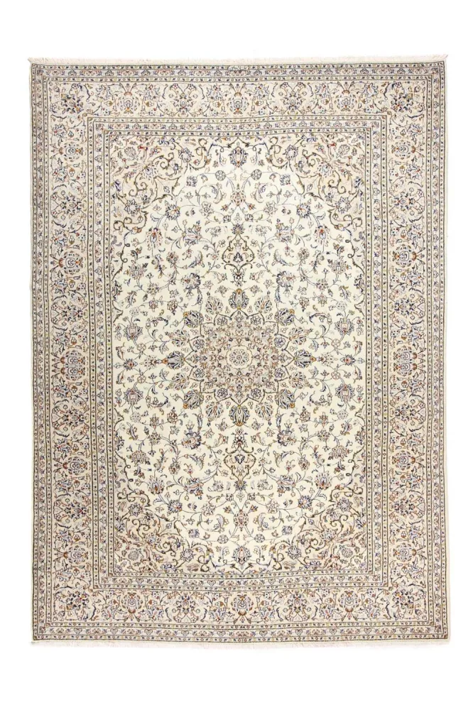 Dywan perski - Keshan - 344 x 250 cm - beżowy