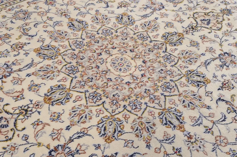 Dywan perski - Keshan - 344 x 250 cm - beżowy
