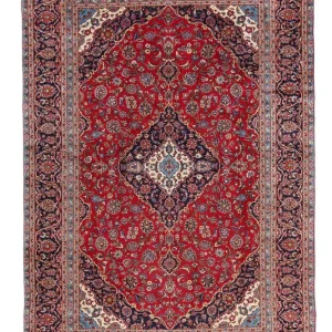 Dywan perski - Keshan - 345 x 237 cm - czerwony