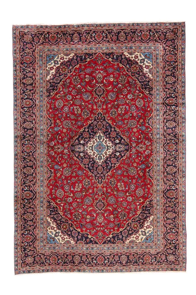 Dywan perski - Keshan - 345 x 237 cm - czerwony