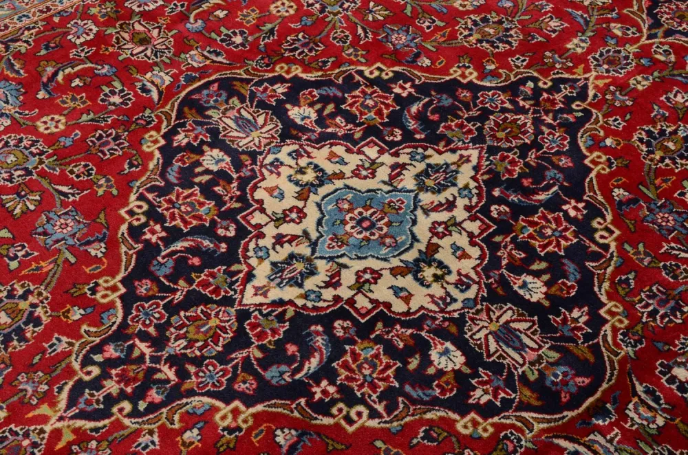 Dywan perski - Keshan - 345 x 237 cm - czerwony