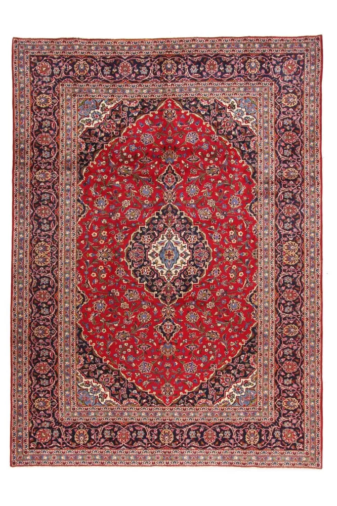 Dywan perski - Keshan - 346 x 253 cm - czerwony