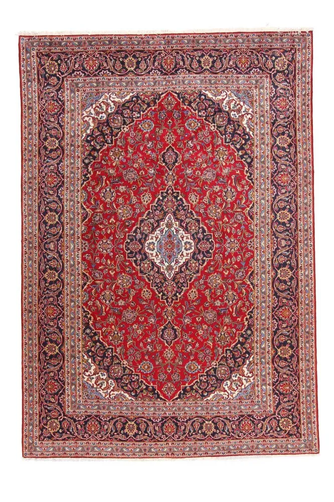 Dywan perski - Keshan - 347 x 240 cm - czerwony