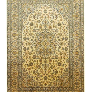 Dywan perski - Keshan - 347 x 250 cm - beżowy