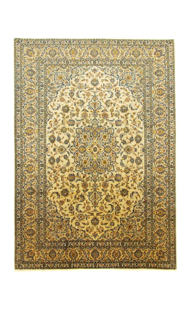 Dywan perski - Keshan - 347 x 250 cm - beżowy