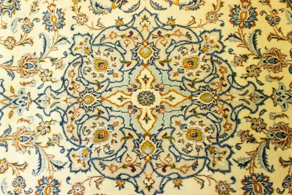 Dywan perski - Keshan - 347 x 250 cm - beżowy