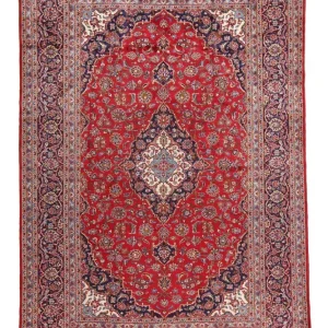 Dywan perski - Keshan - 349 x 239 cm - czerwony