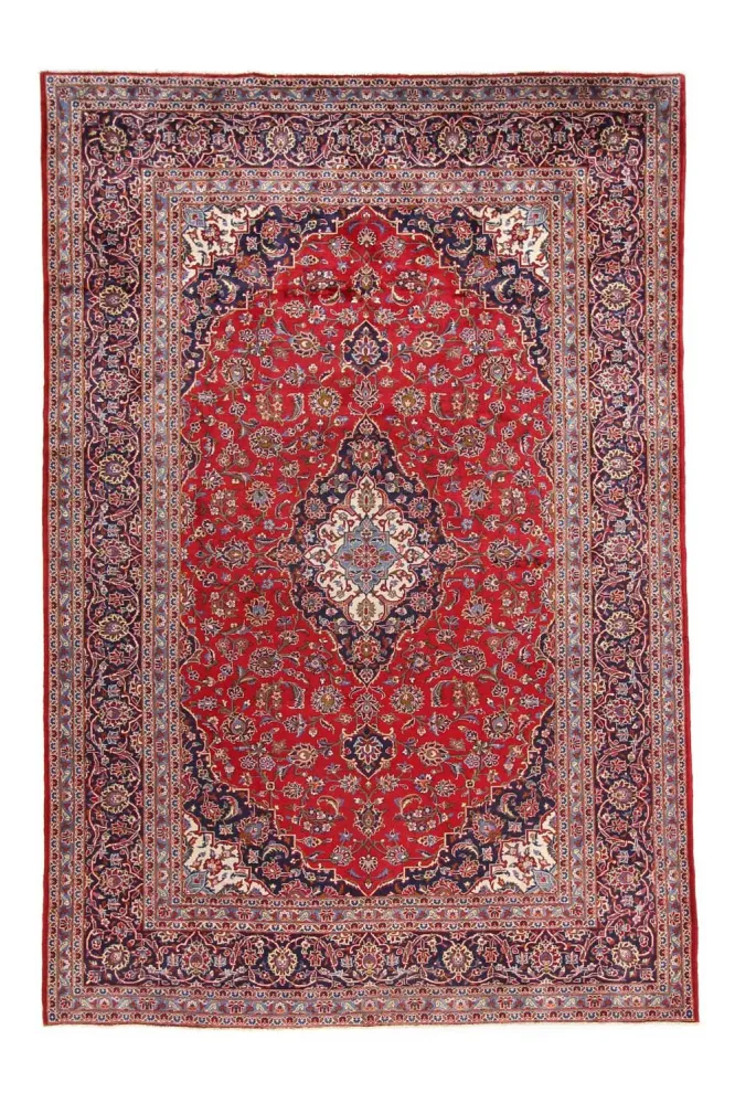 Dywan perski - Keshan - 349 x 239 cm - czerwony