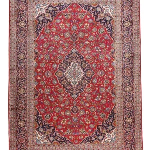 Dywan perski - Keshan - 349 x 246 cm - czerwony