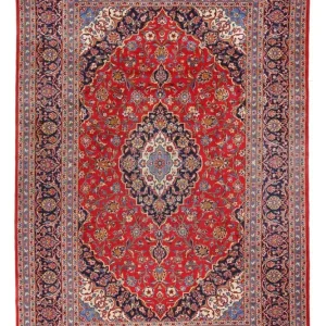 Dywan perski - Keshan - 350 x 242 cm - czerwony