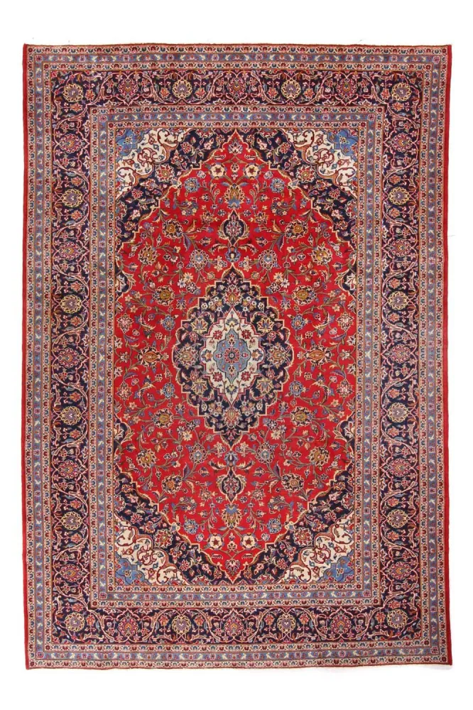 Dywan perski - Keshan - 350 x 242 cm - czerwony