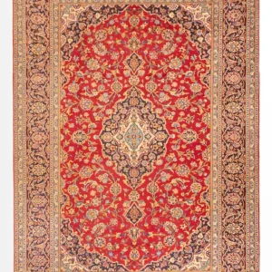 Dywan perski - Keshan - 350 x 242 cm - czerwony