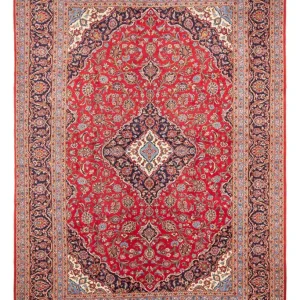 Dywan perski - Keshan - 350 x 250 cm - czerwony