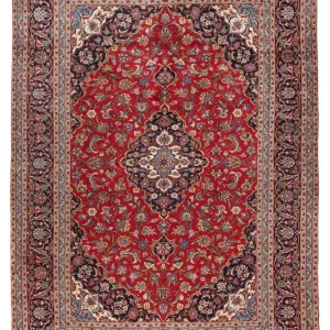 Dywan perski - Keshan - 352 x 245 cm - czerwony