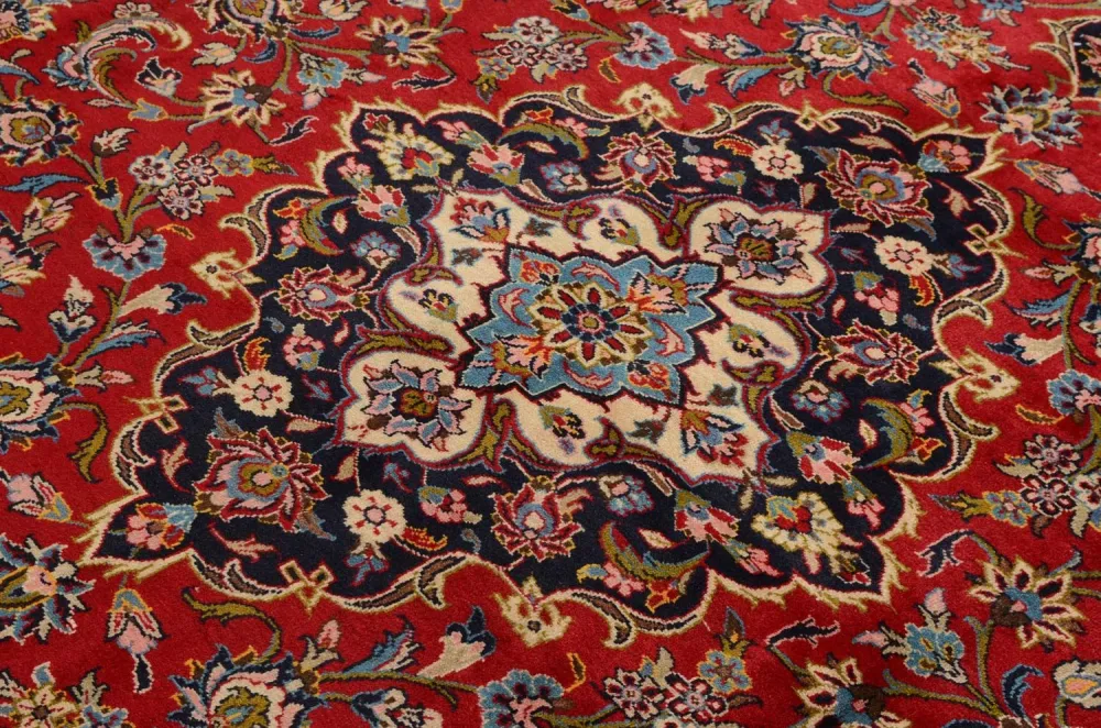 Dywan perski - Keshan - 352 x 245 cm - czerwony