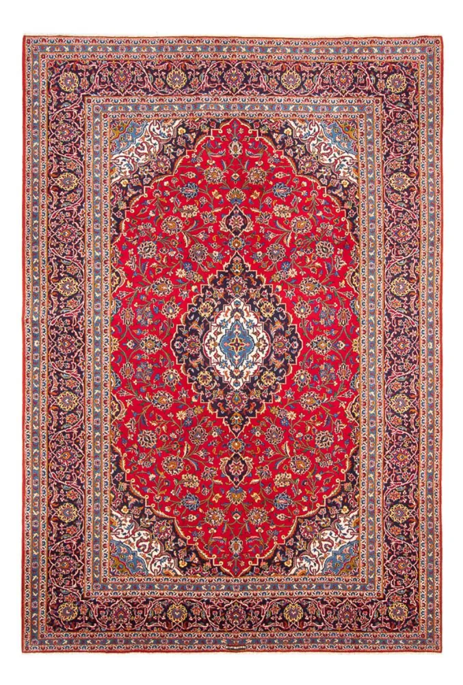 Dywan perski - Keshan - 353 x 250 cm - czerwony