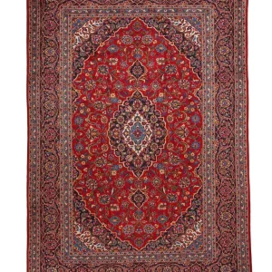 Dywan perski - Keshan - 357 x 245 cm - czerwony