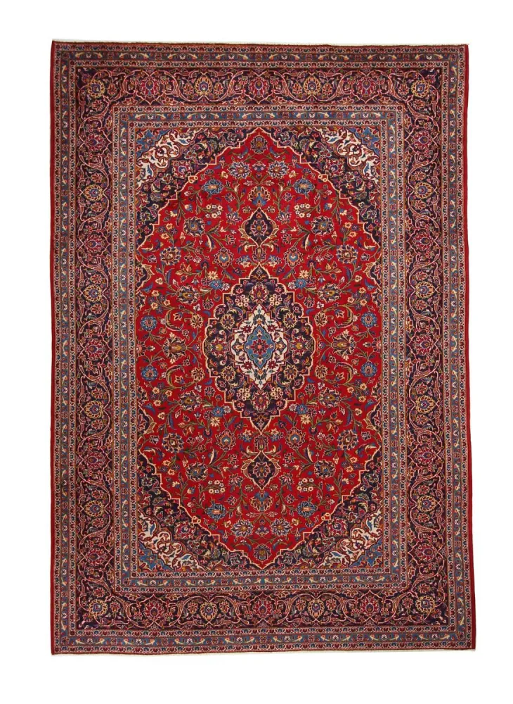 Dywan perski - Keshan - 357 x 245 cm - czerwony