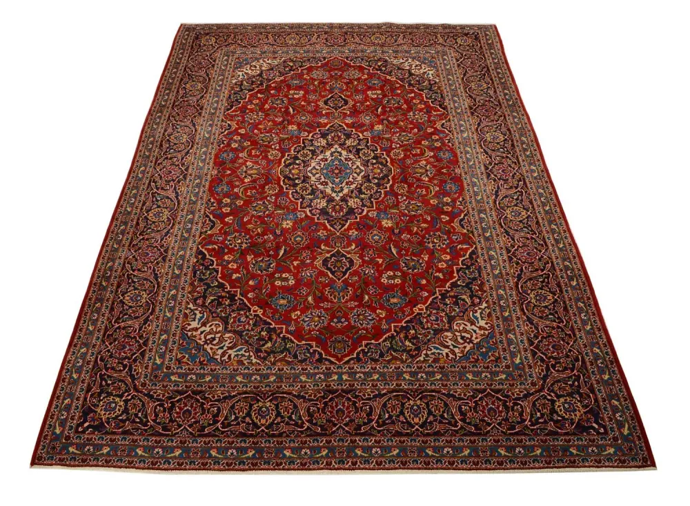 Dywan perski - Keshan - 357 x 245 cm - czerwony