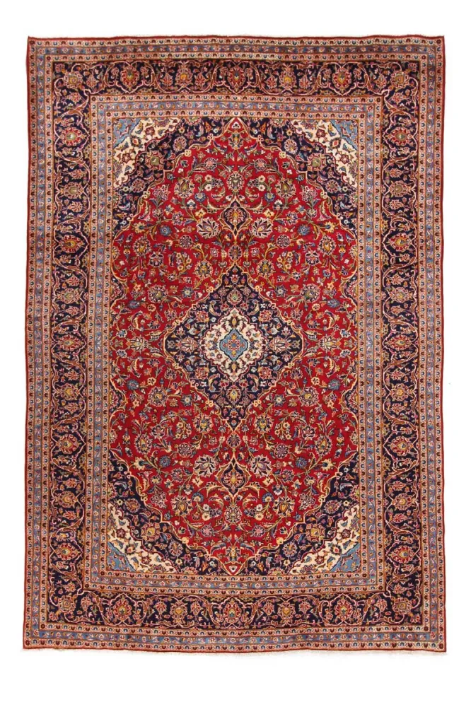 Dywan perski - Keshan - 358 x 246 cm - czerwony