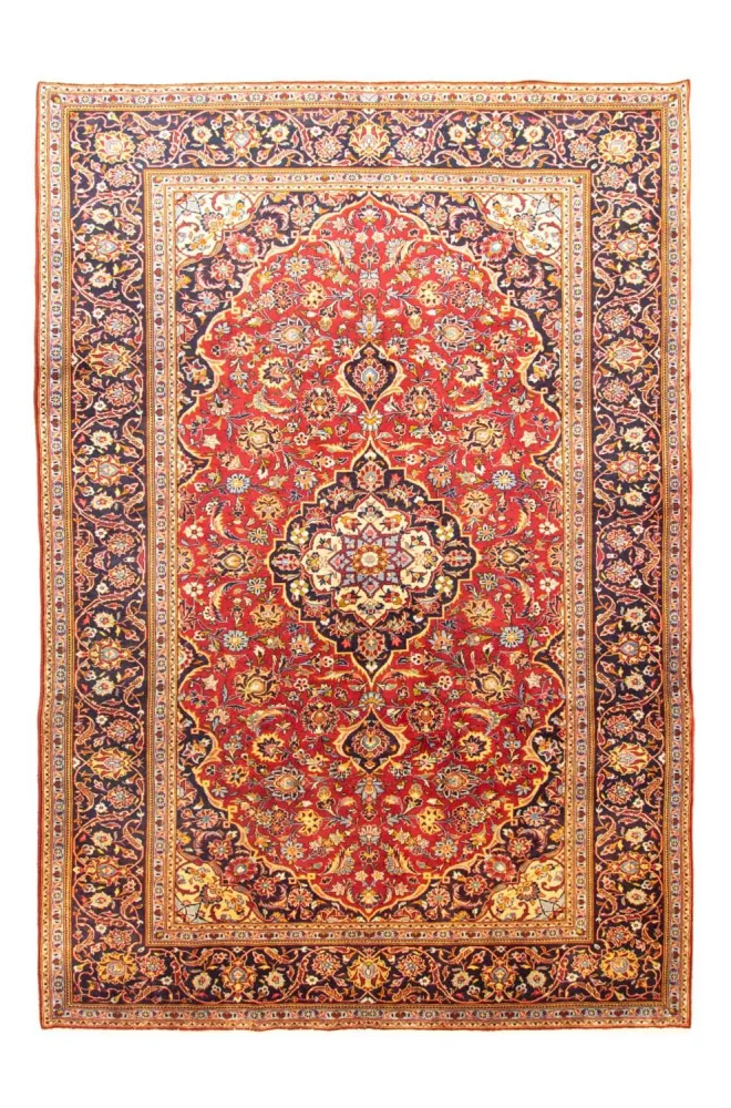 Dywan perski - Keshan - 358 x 248 cm - czerwony